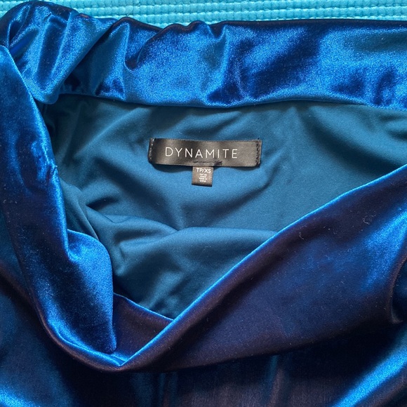 Dynamite Chrome Blue Dress - Picture 2 of 2